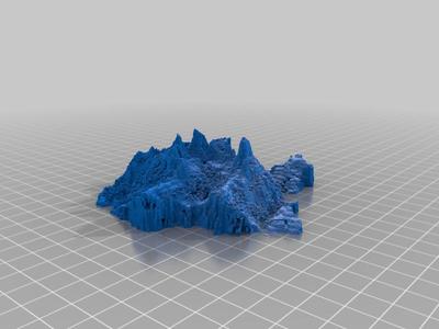 Minecraft Mountain Island V