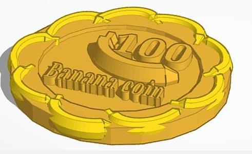 Banana coin $100