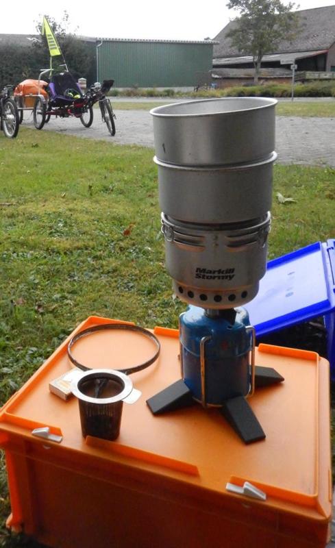 Stand für Gaskocher mit Gas-Kartuschen (Durchmesser 9cm)