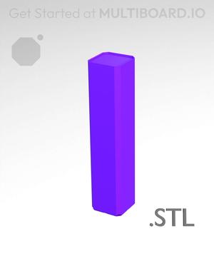 1x1x4 - Multibin Insert - STL Remixing File