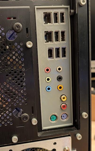 DFI LANParty Mainboard IO Shield NF4 RDX200