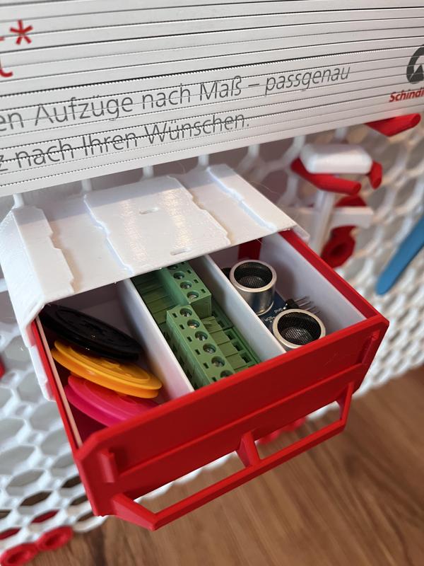 Multiboard 2x1x1 Drawer Inset Double Divided