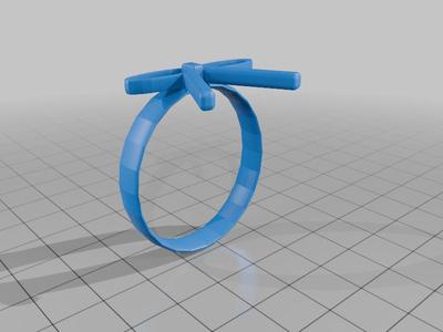 Bow napkin ring