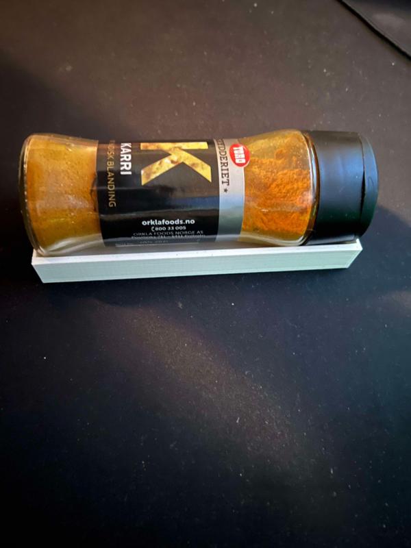 Seasoning glass holder for drawers