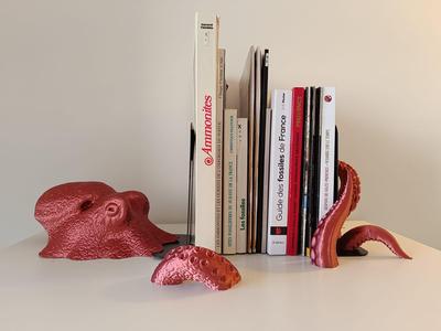 Octopus decoration for bookend