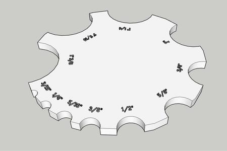 Jauge diamètre tube frigo