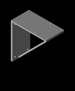 Skateboard Deck Shelf Bracket