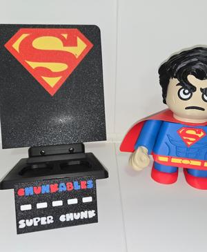 Super Chunk Multicolor Nameplate and Backer (Mulitcolor and fits A1 Mini)