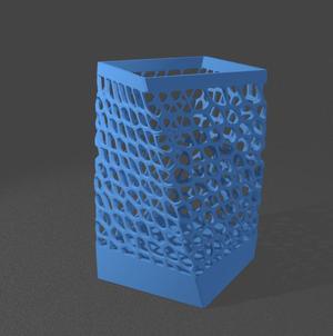 Voronoi pen holder