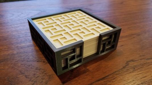 Mid-Century Modern Coaster and Holder