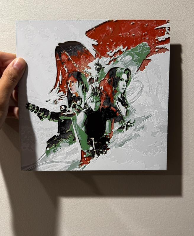 FF7 Rebirth PC Release - Hueforge Print