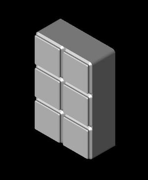 3x2x5 4mm BIN.stl