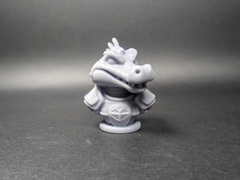 Armored Croc Bust