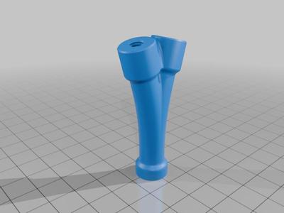 Y PTFE Coupler for PC4-M6 fittings (M6 threads)
