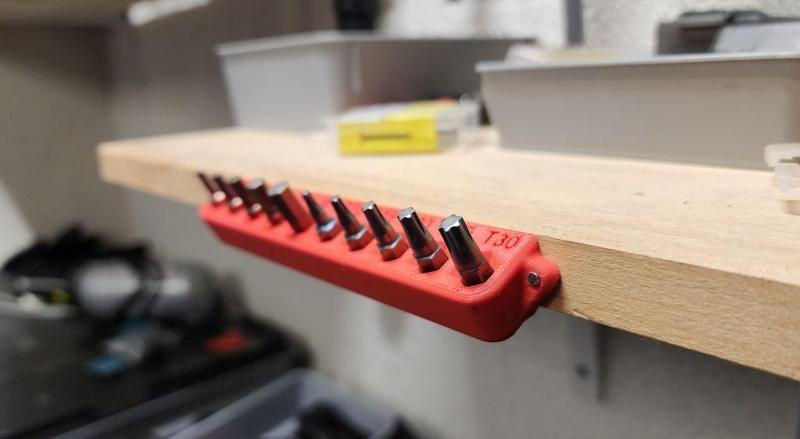 Wall mounted Bit Holder