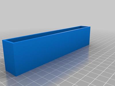 Domino Box mit Deckel für bis zu 28 Steine (Domino Box with lid for up to 28 pieces)