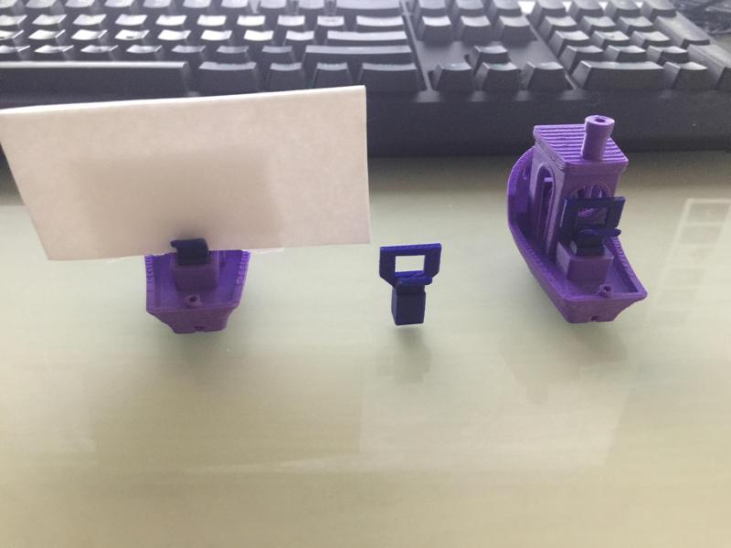 Benchy Label Holder