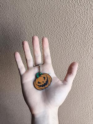 Keychain Pumpkin Halloween Remake