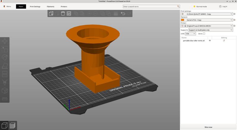 Portable Dice Roller Remix