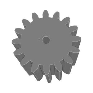 Gear Wheel PLN TTH16 BU01.00 SFT2.0mm - SPN-GWH-0044