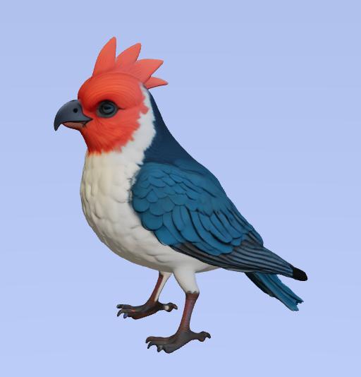 Pajaro bird realista