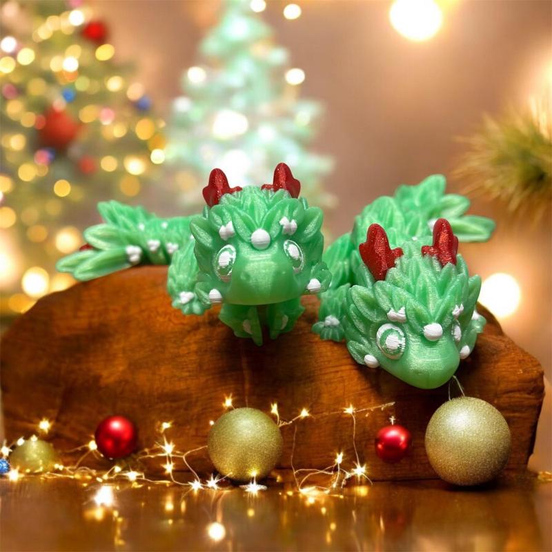 Christmas Mistletoe Baby Dragon