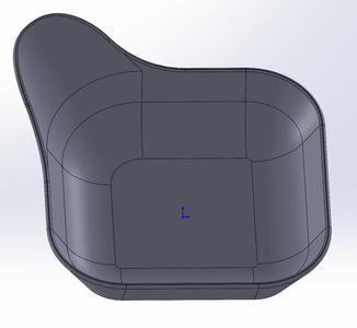 Sortierschale_100x100x20_mit Schüttschnabel
