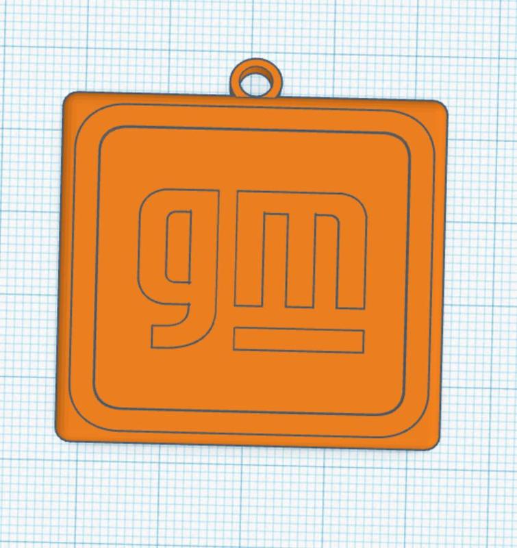 General Motors Keychain