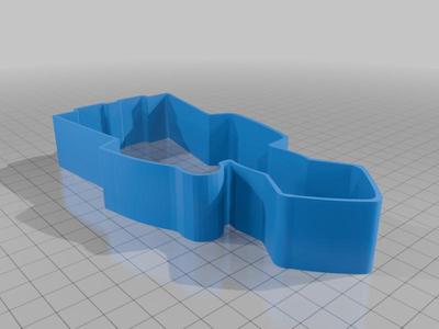 Cleaned topology for Bishop  St. Nicholas Santa Clause Cookie Cutter