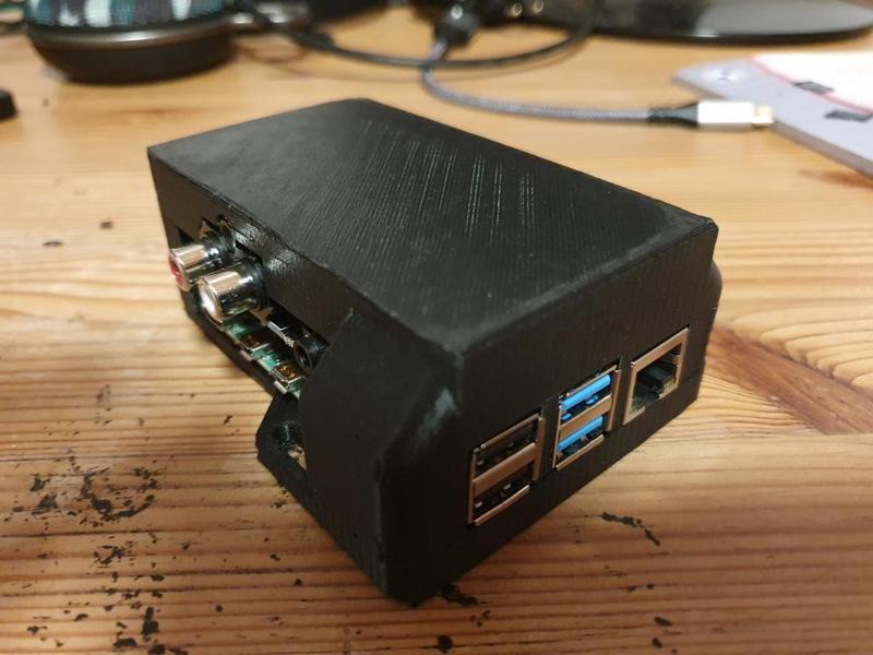 case for Raspberry Pi4 with DAC IQAudiO Pro