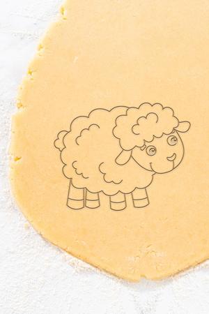 Sheep Cookie Cutter, Biscuit Cutter