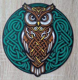 Owl art by Milinje