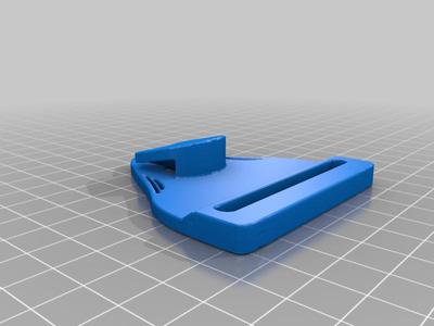 2" Guitar Strap End (with button clip)