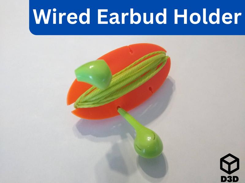 Wired Earbud Holder