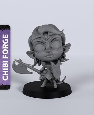 Female Tiefling Paladin - With Free Dragon  - 5e DnD Inspired for RPG and Wargamers