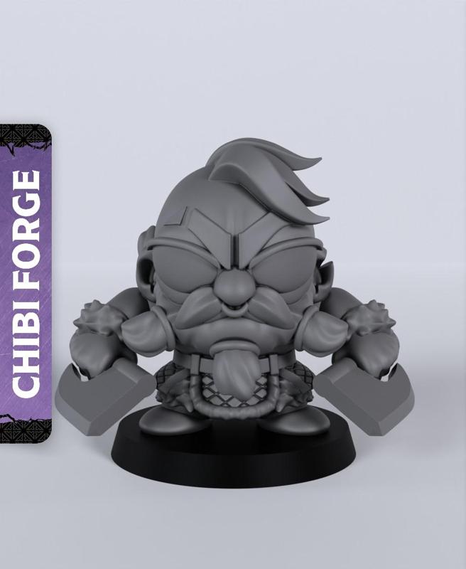 Male Dwarf Barbarian - With Free Dragon  - 5e DnD Inspired for RPG and Wargamers