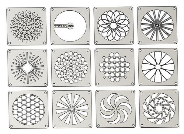 Luefterabdeckung 80mm