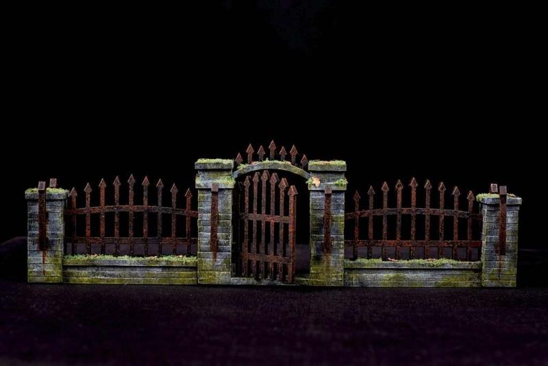 Lasercut 3mm HDF Iron fence