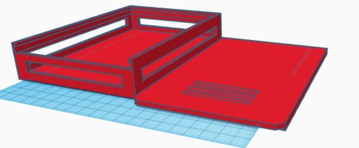 a6 flashcard holder/box