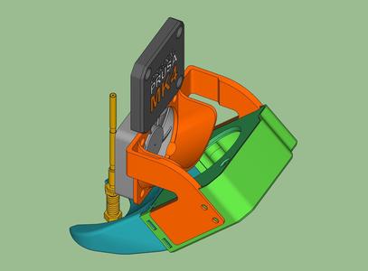 MK4S - Hotend-Fan shroud and Print-Fan holder