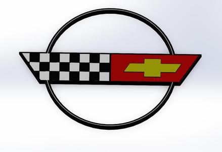 C4 Corvette Emblem