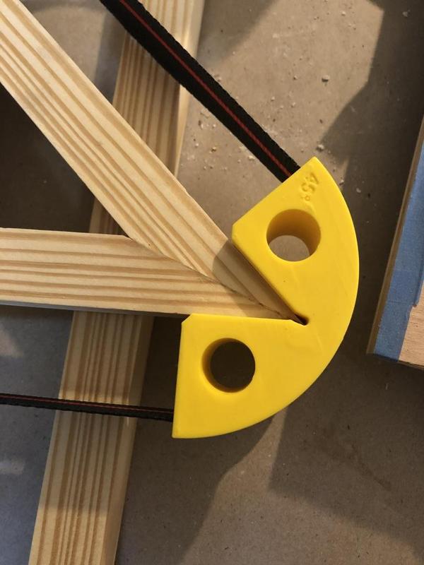 45 degree Clamp Strap Corner