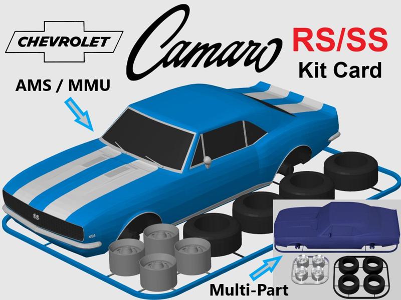 Chevrolet Camaro RS/SS Kit Card (1:24 scale)