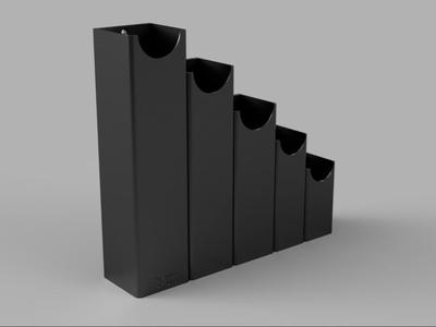 Large Ziptie holder/organizer with magnets / screw