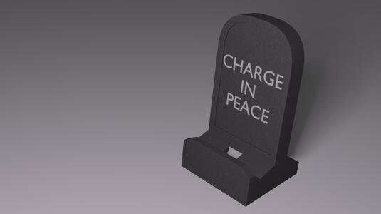 Tombstone Phone Stand