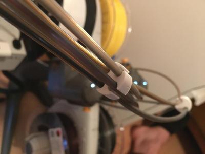 Bambu Lab A1 filament tube holder