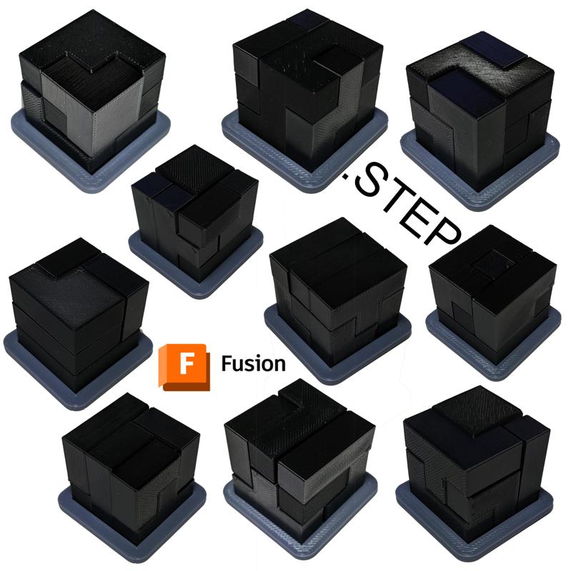 Puzzle cubes 3x3