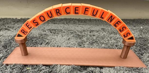 Survivor Block Word Balance Puzzle 1