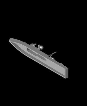 1/1250 Scale German Gepard 143A Class Patrol Ship.stl