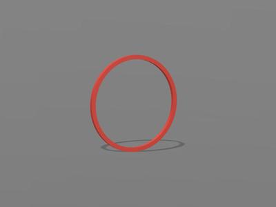 Honda lawn mower carb float bowl gasket.